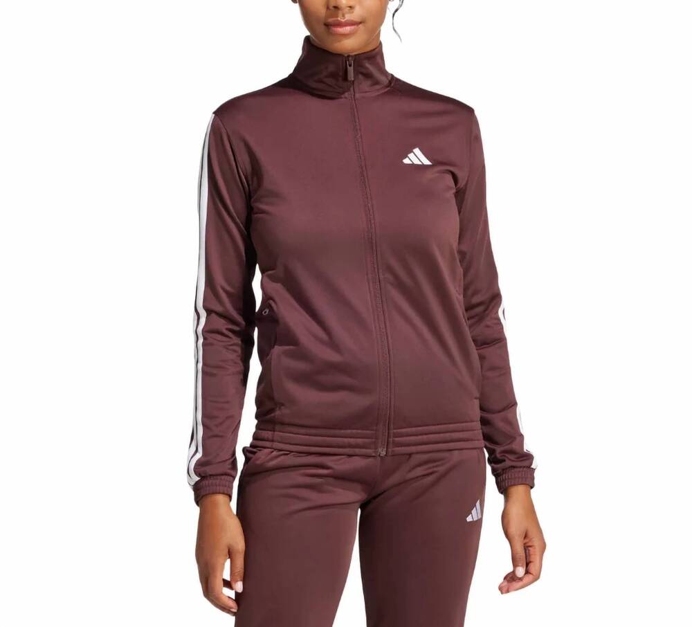 NEW ADIDAS multi sport track jacket in maroon